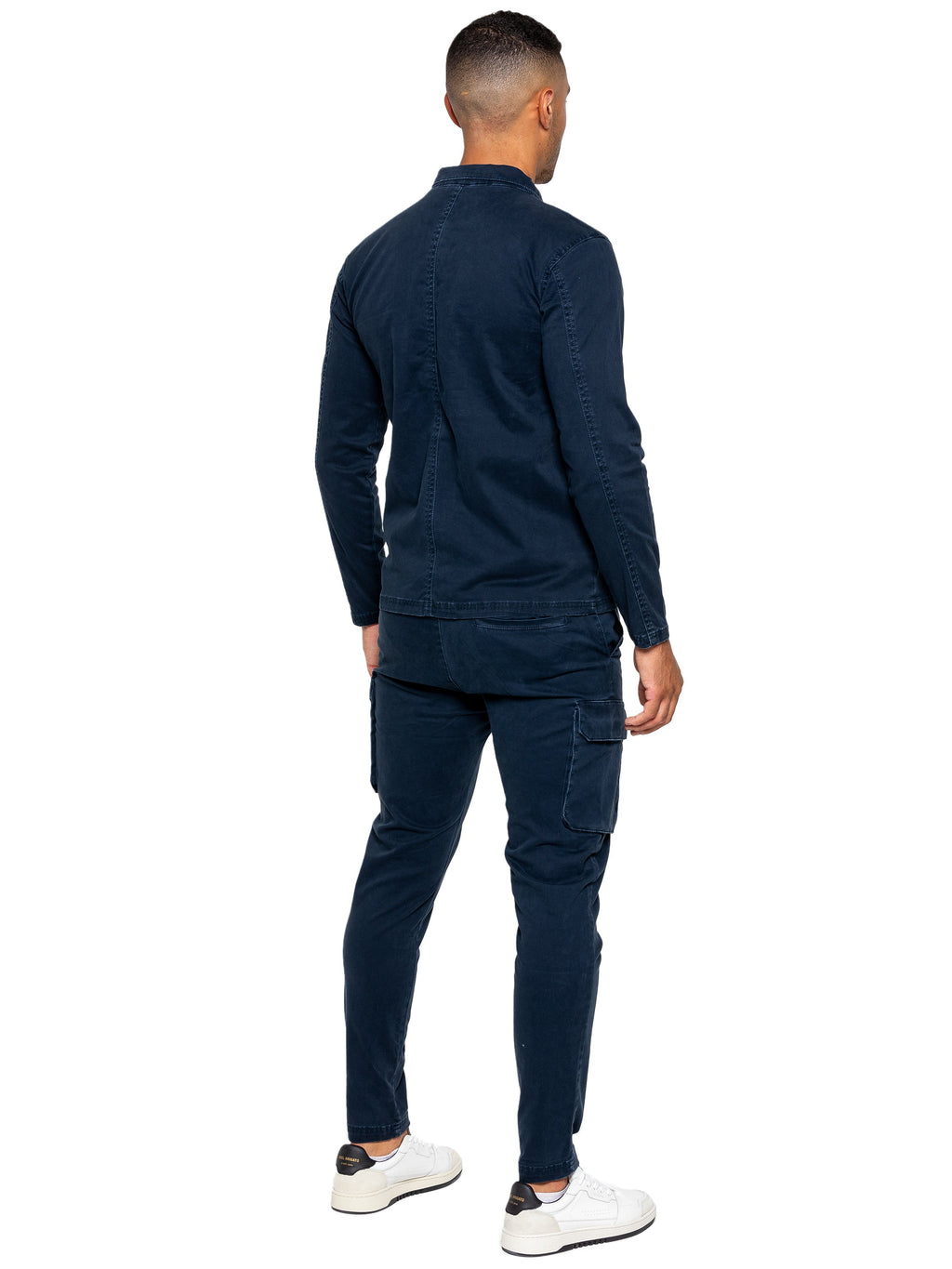 Enzo | Mens Cargo Overshirt Jacket