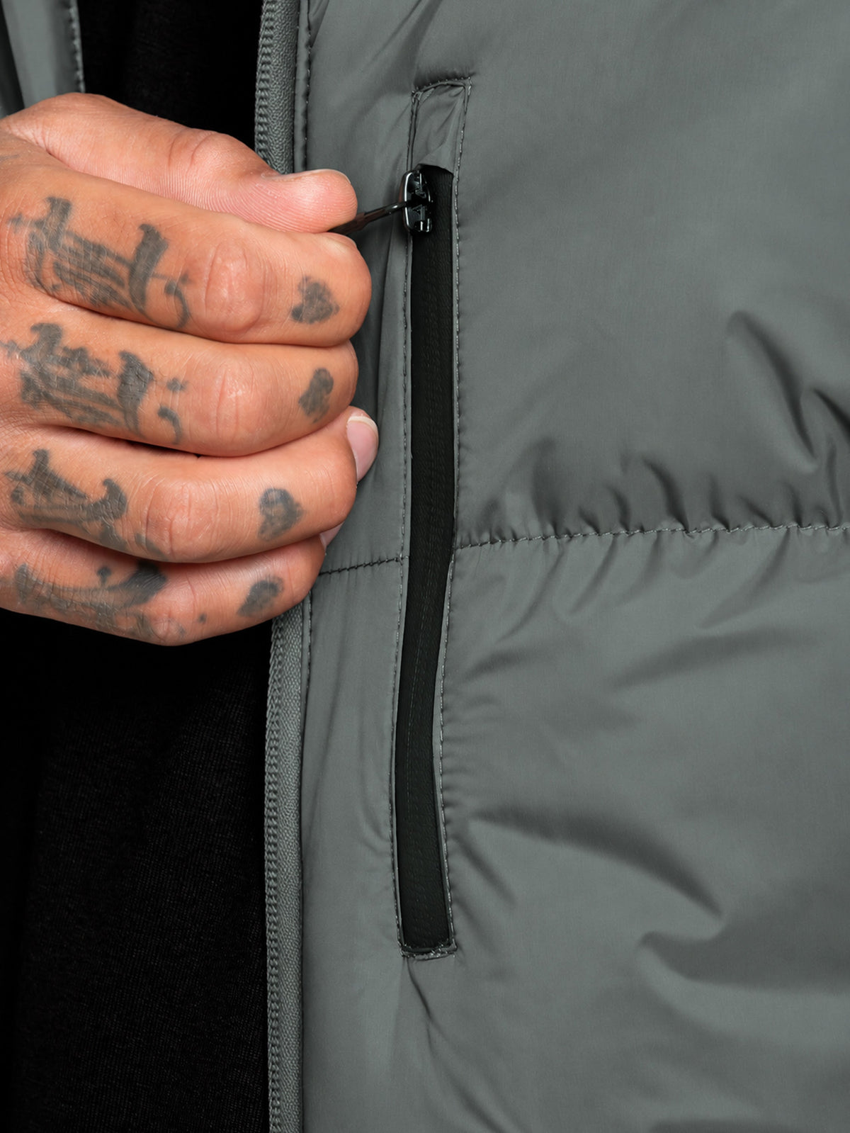 Kruze | Mens Hooded Puffer Jacket
