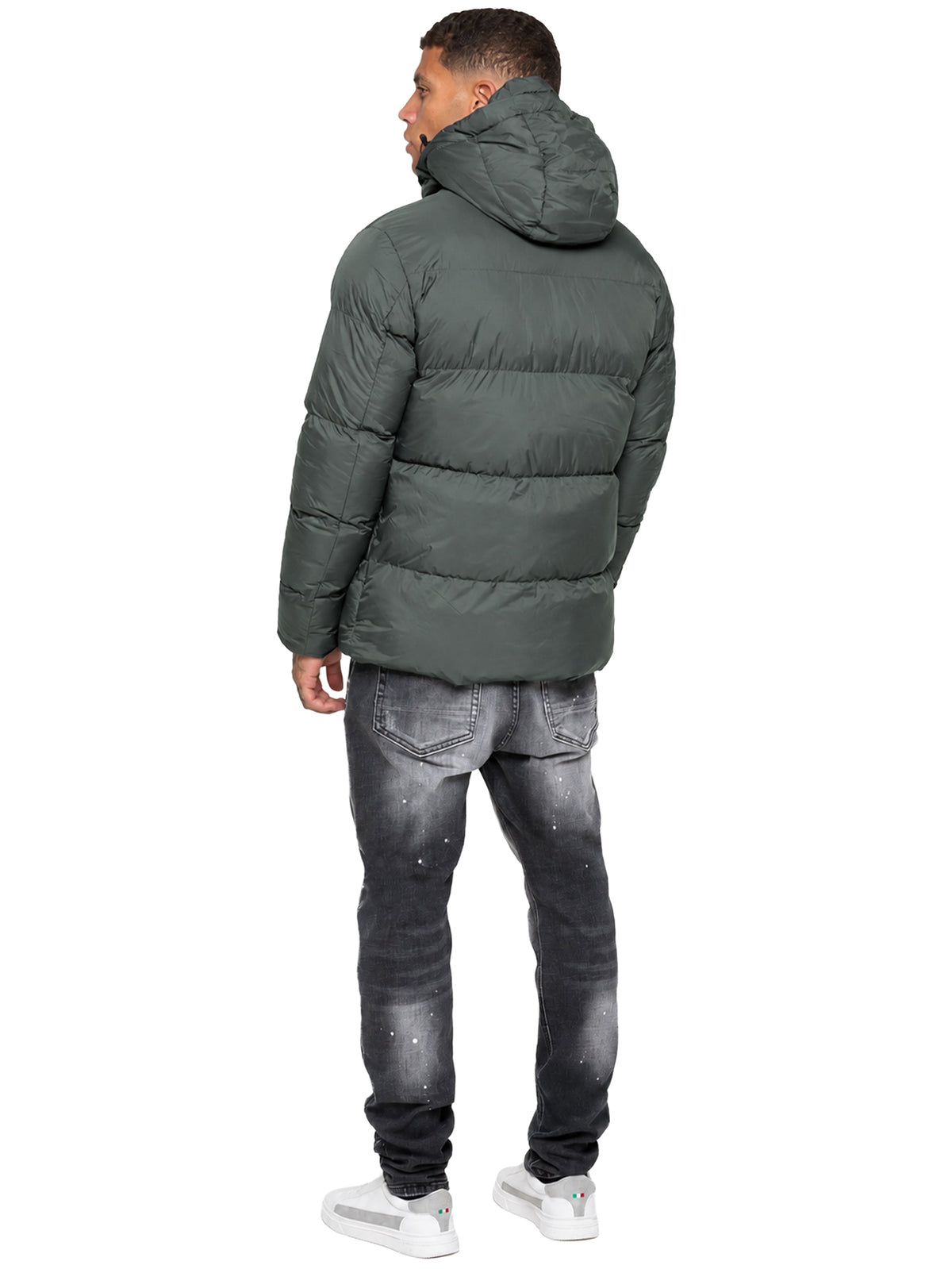 Kruze | Mens Hooded Puffer Jacket