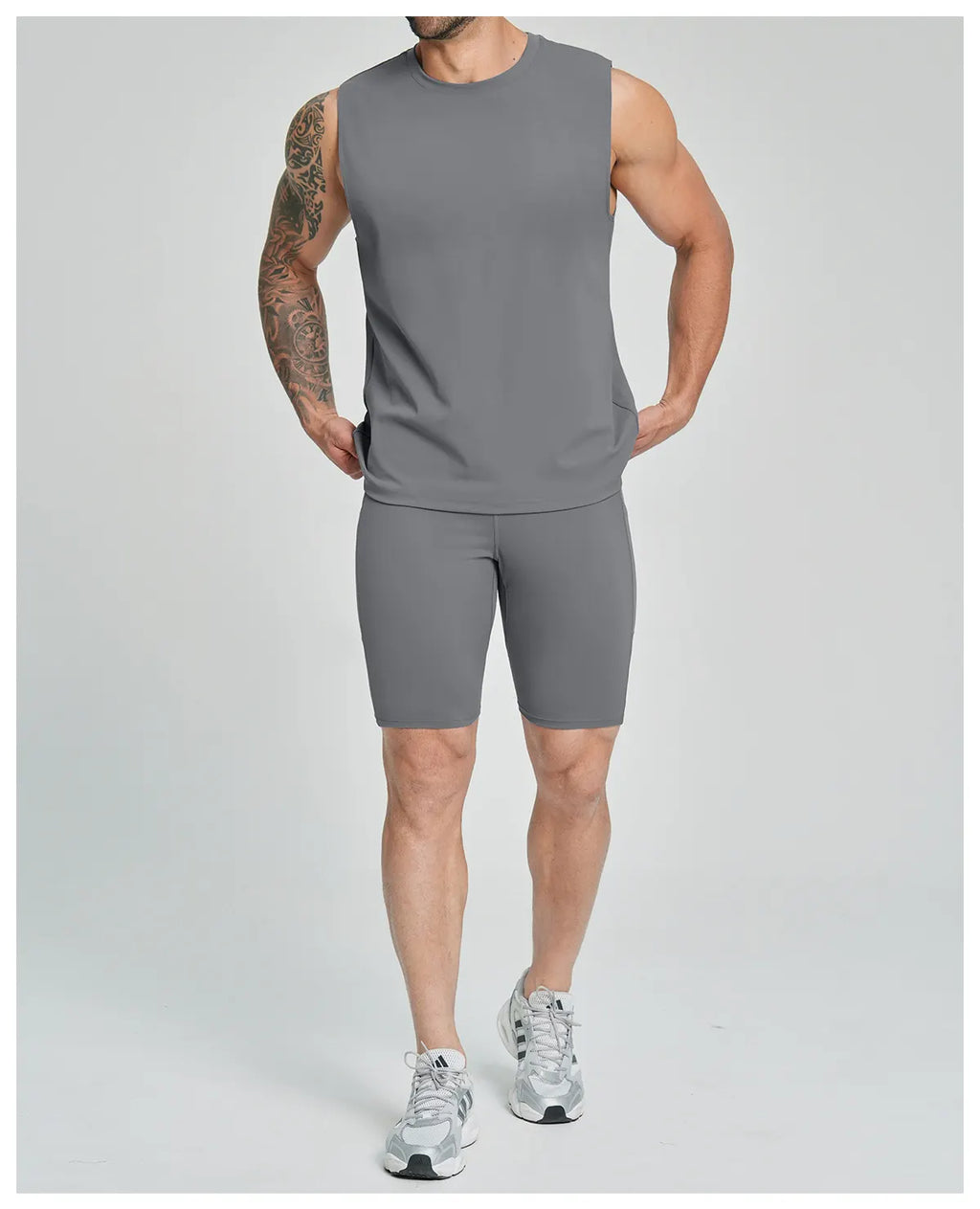SPARK Men's Sleeveless Athletic Tank Top DD5086