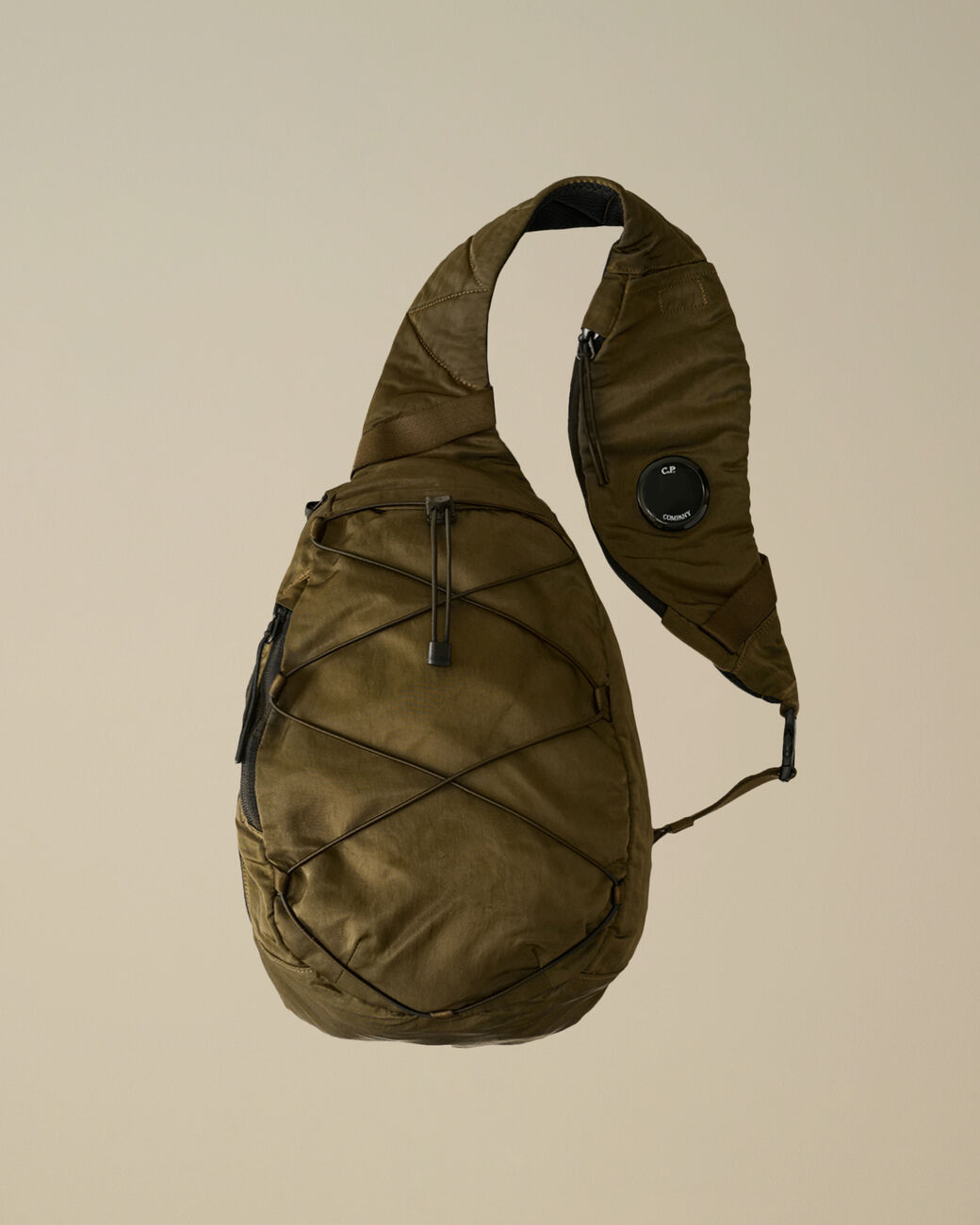 Nylon B Crossbody Rucksack Ivy Green