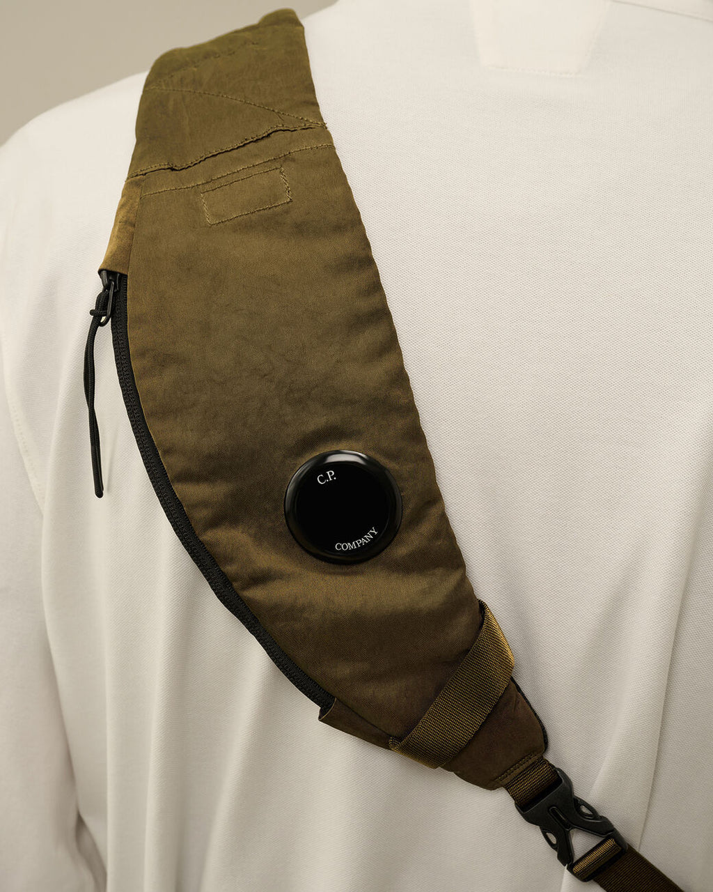 Nylon B Crossbody Rucksack Ivy Green