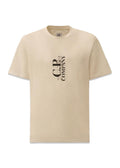 30/1 Jersey Short Sleeve Printed - White
