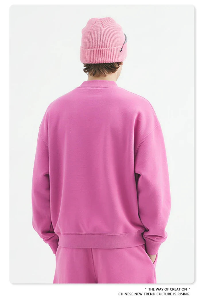 SPARK Half Turtleneck Loose Unisex Sweatshirt TH25810