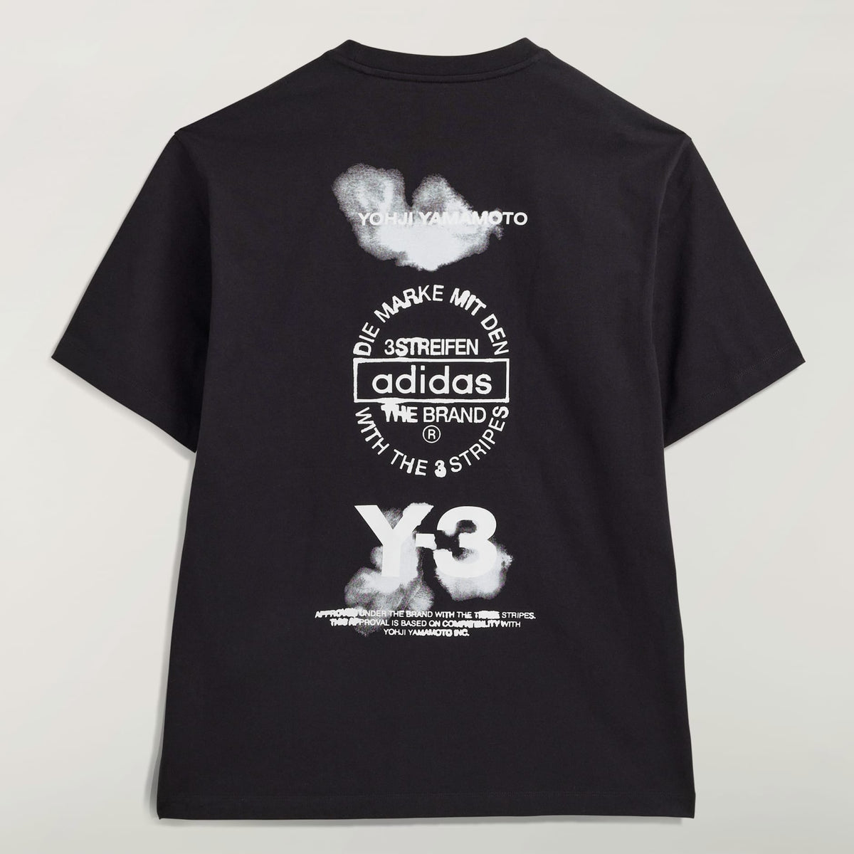 Y-3 GRAPHIC SHORT SLEEVE T-SHIRT - Black