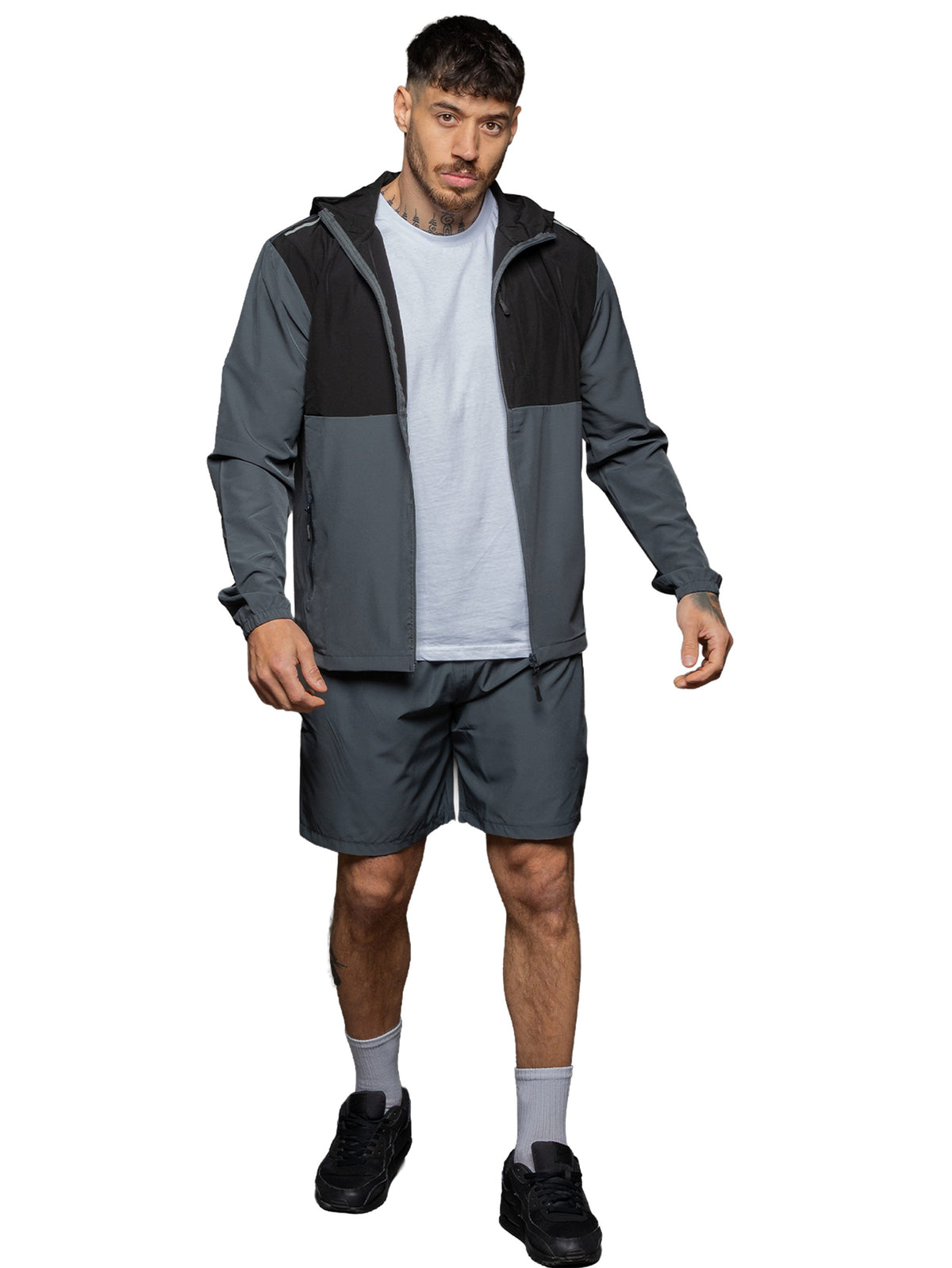 Kruze | Mens Woven Jacket & Shorts Set