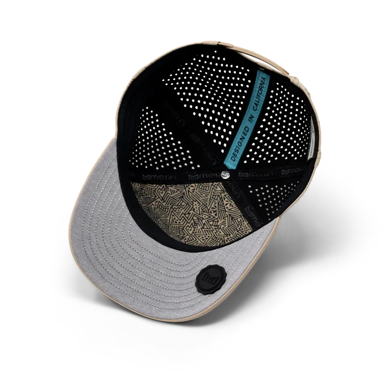 Hydro Odysea Stacked Snapback Hat KHAKI