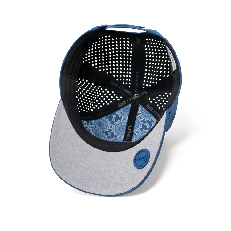 A-Game Hydrolite | Performance Snapback Hat STEEL BLUE