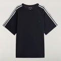 Y-3 SHORT SLEEVE T-SHIRT 3-STRIPES - Black