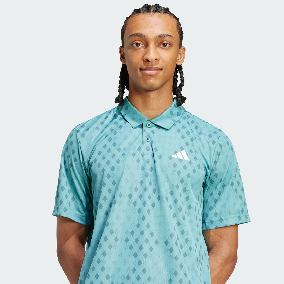 CLUB TENNIS CLIMACOOL GRAPHIC POLO SHIRT  Turquoise