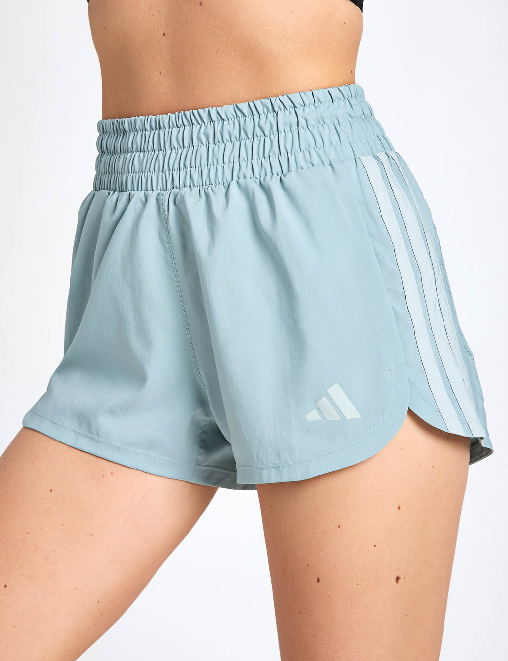 Pacer Workout Woven High Rise Shorts - Wonder Sage/Black