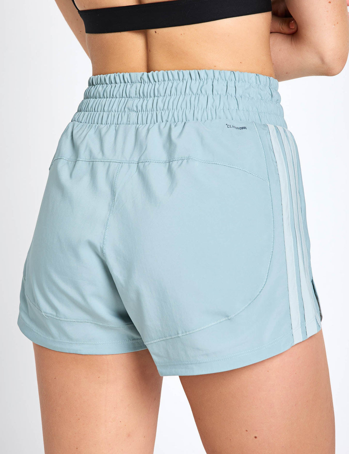 Pacer Workout Woven High Rise Shorts - Wonder Sage/Black