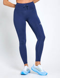 Run Essentials Full Length Leggings - Tech Indigo