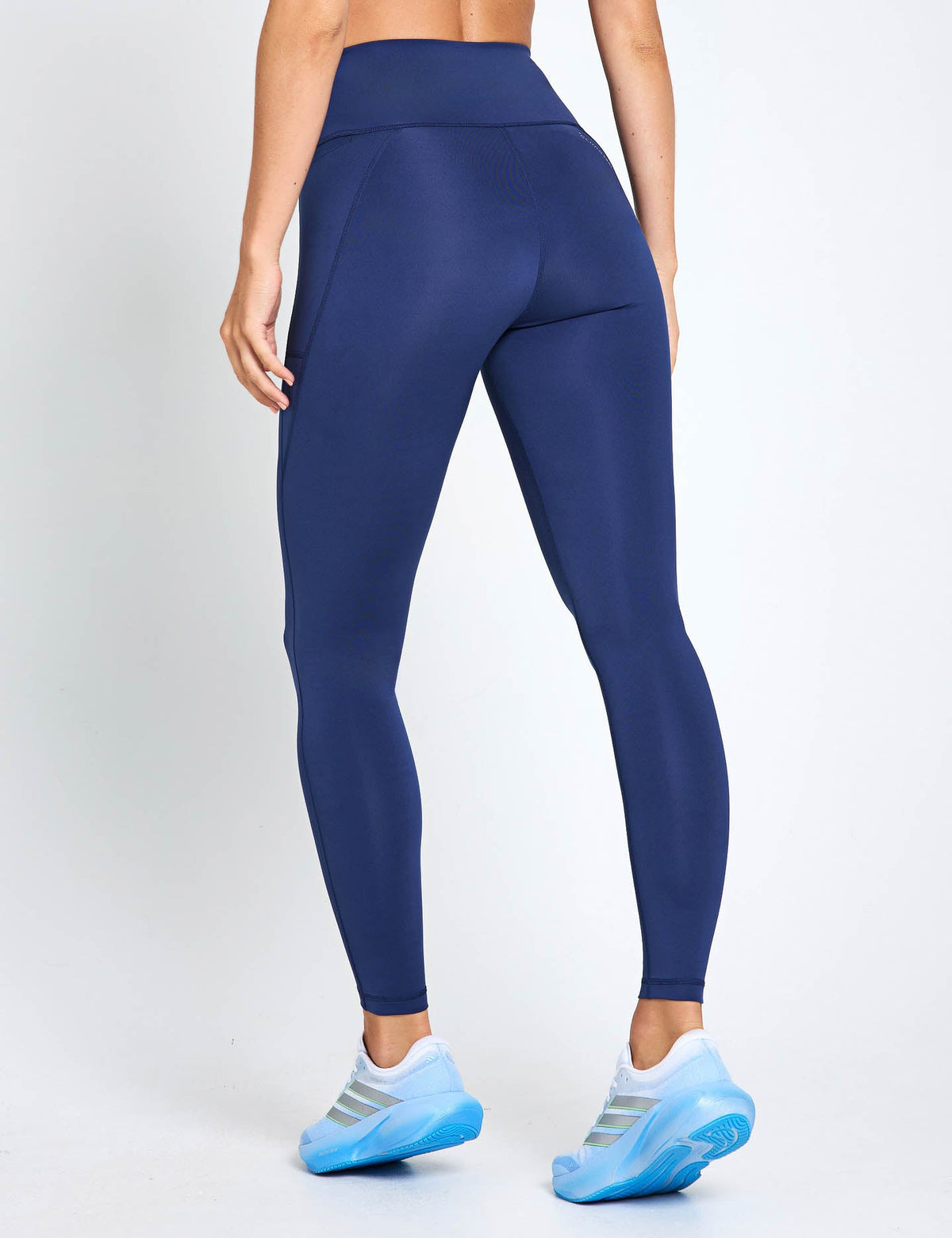 Run Essentials Full Length Leggings - Tech Indigo