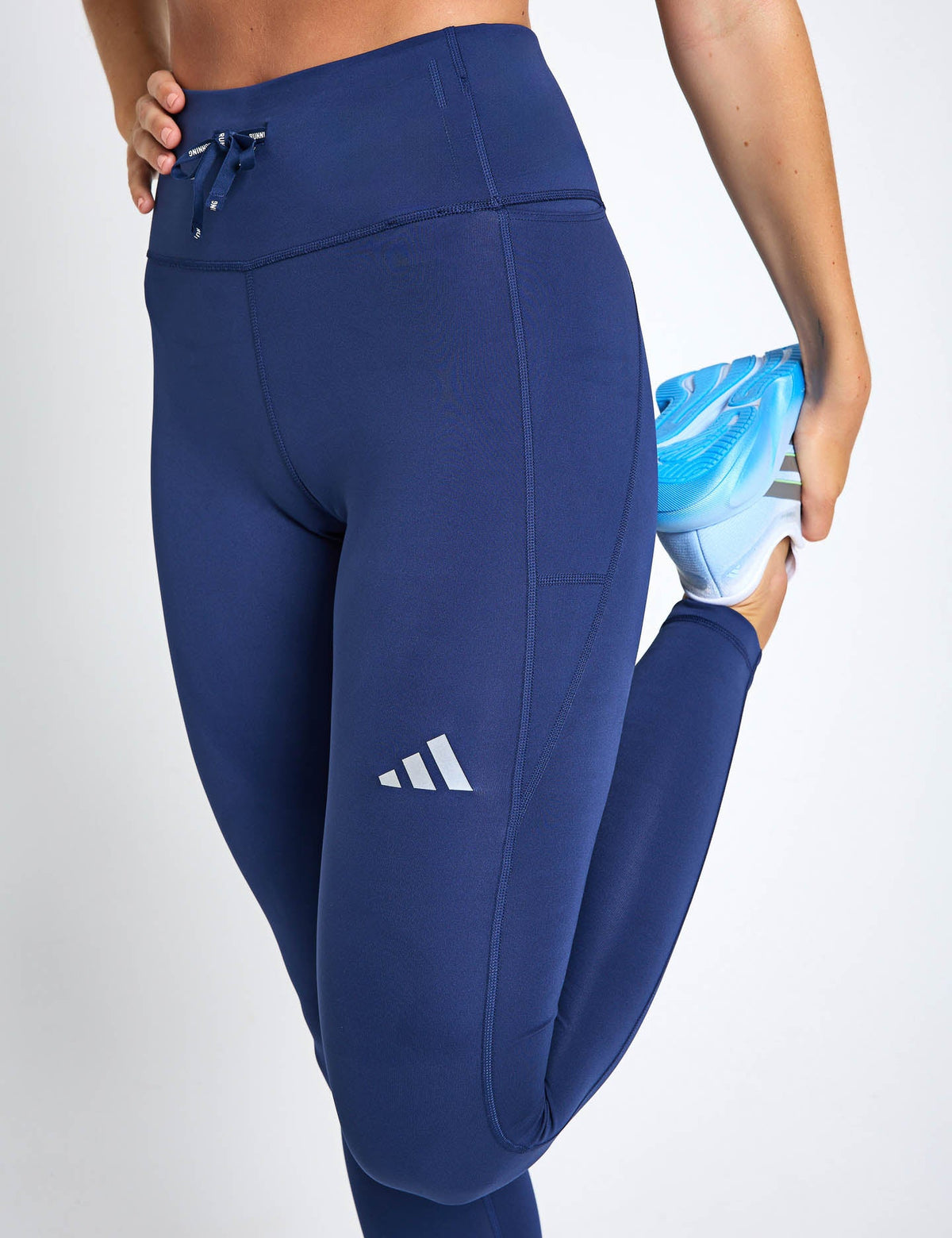 Run Essentials Full Length Leggings - Tech Indigo