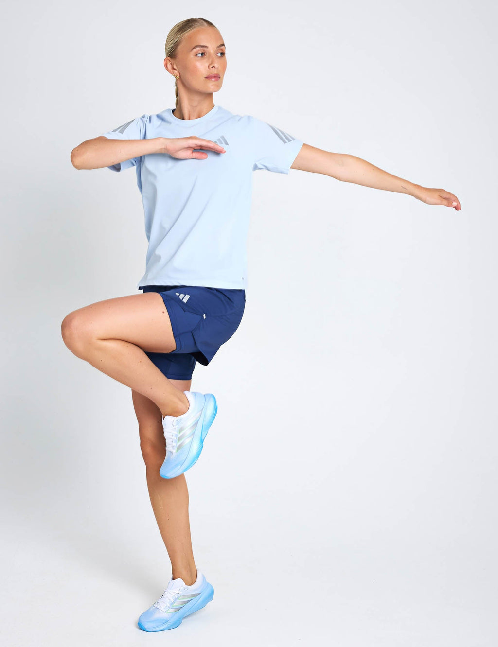 adi365 Running Essentials 2in1 Shorts - Tech Indigo