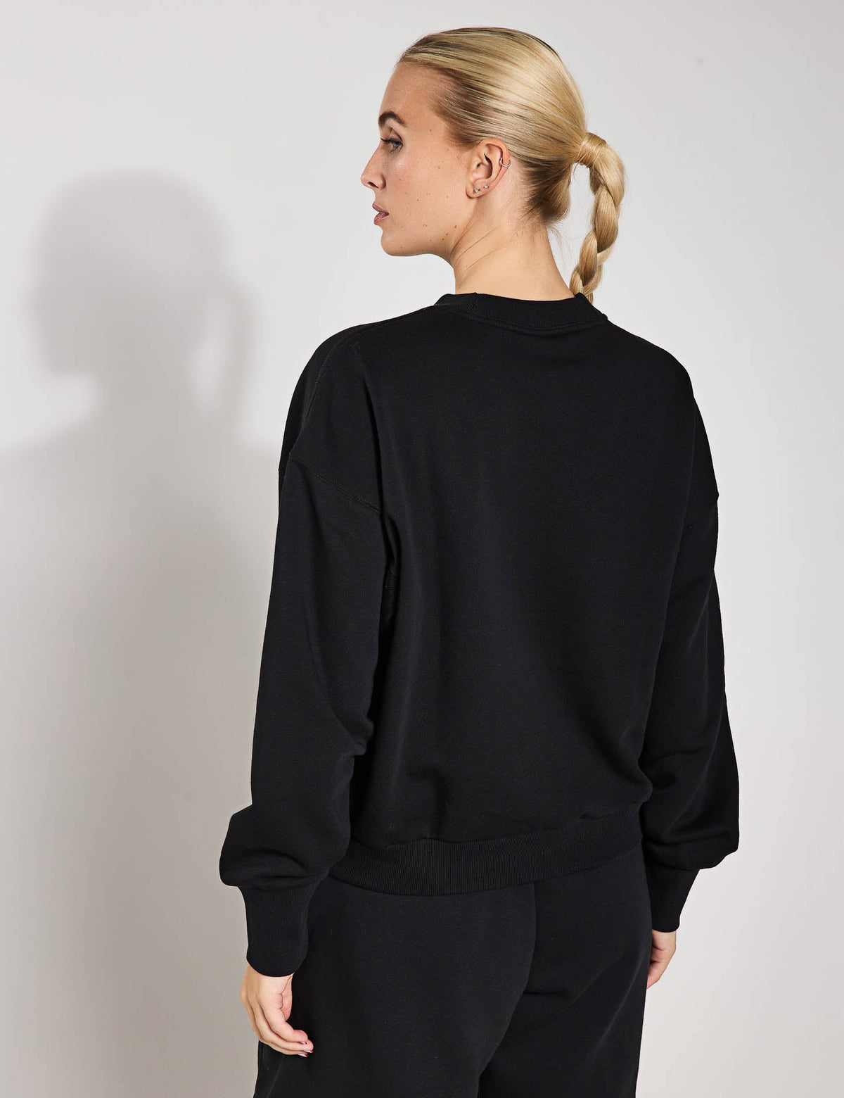 ALL SZN Fleece Loose Sweatshirt - Black