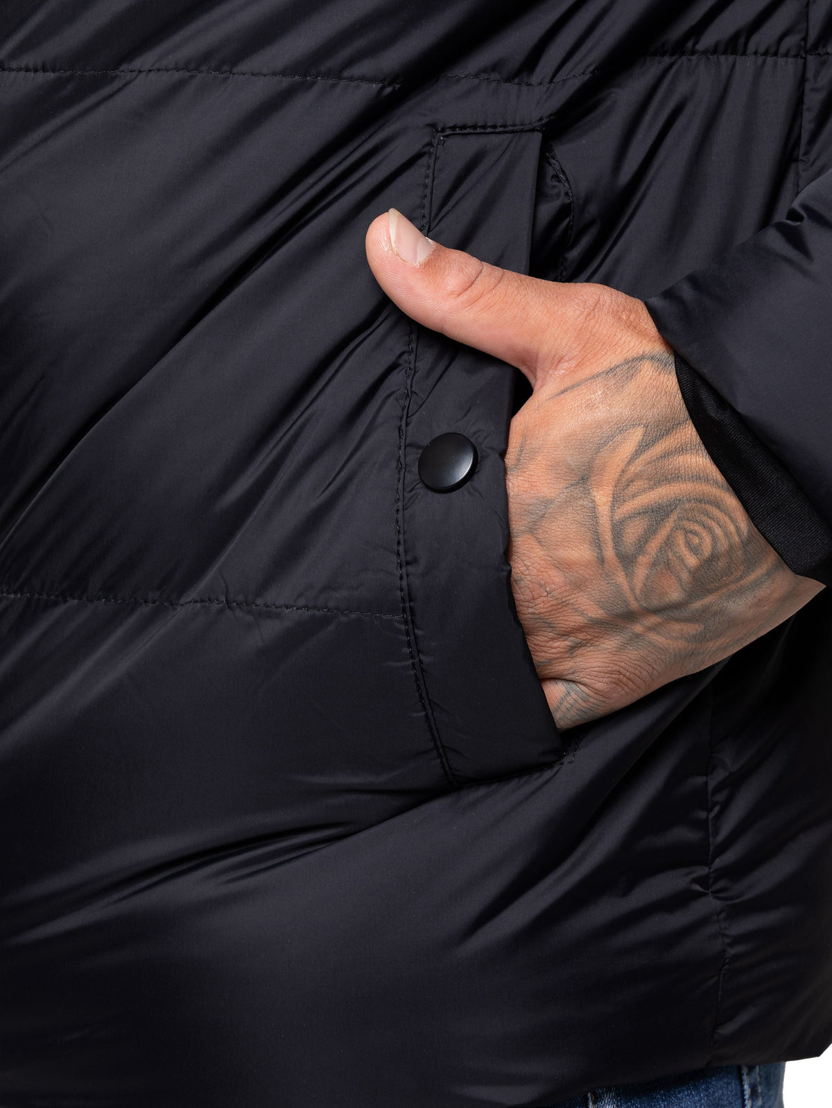 Kruze | Mens Hooded Puffer Jacket
