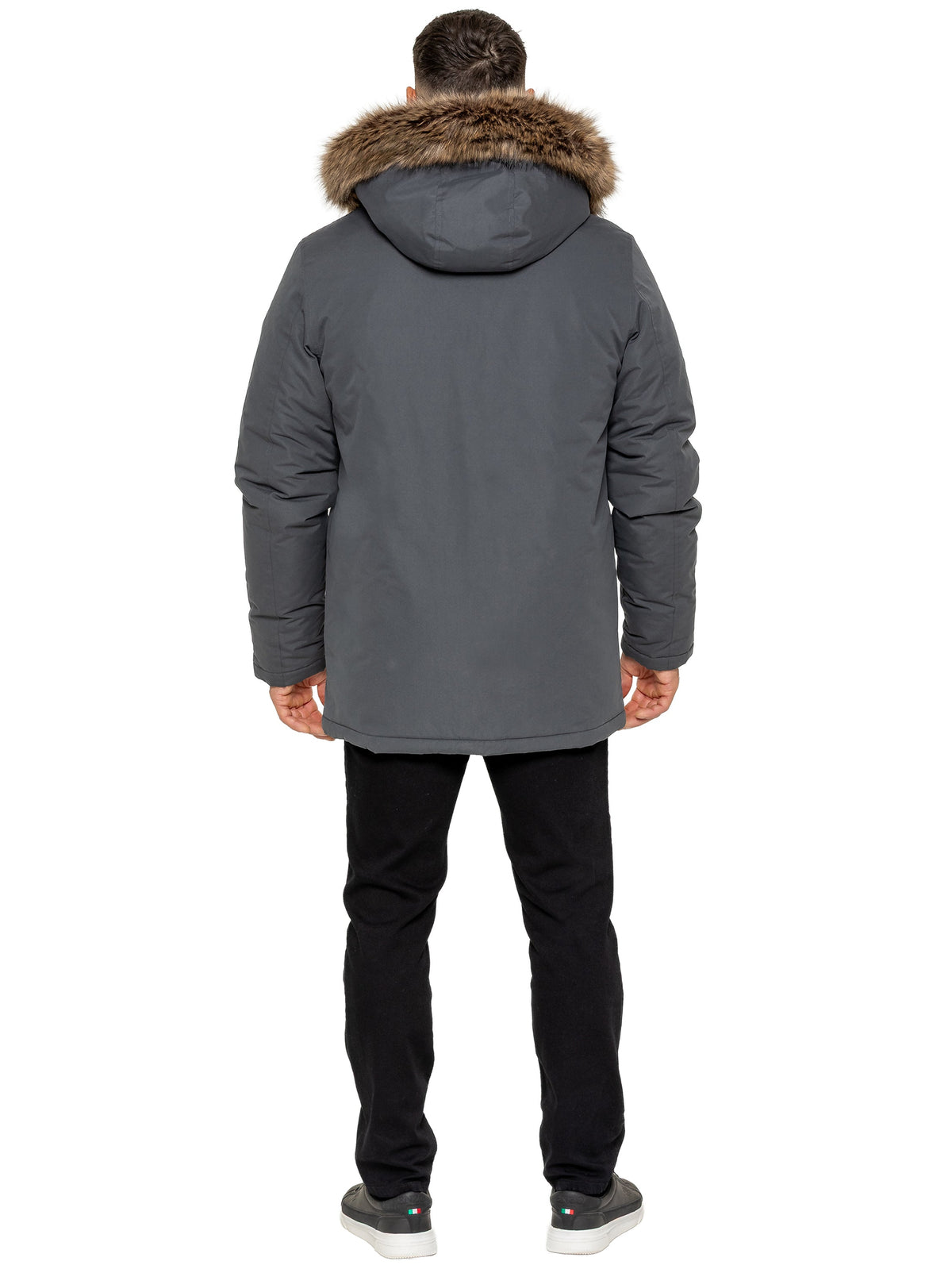 Kruze | Mens Winter Fur Collar Jacket