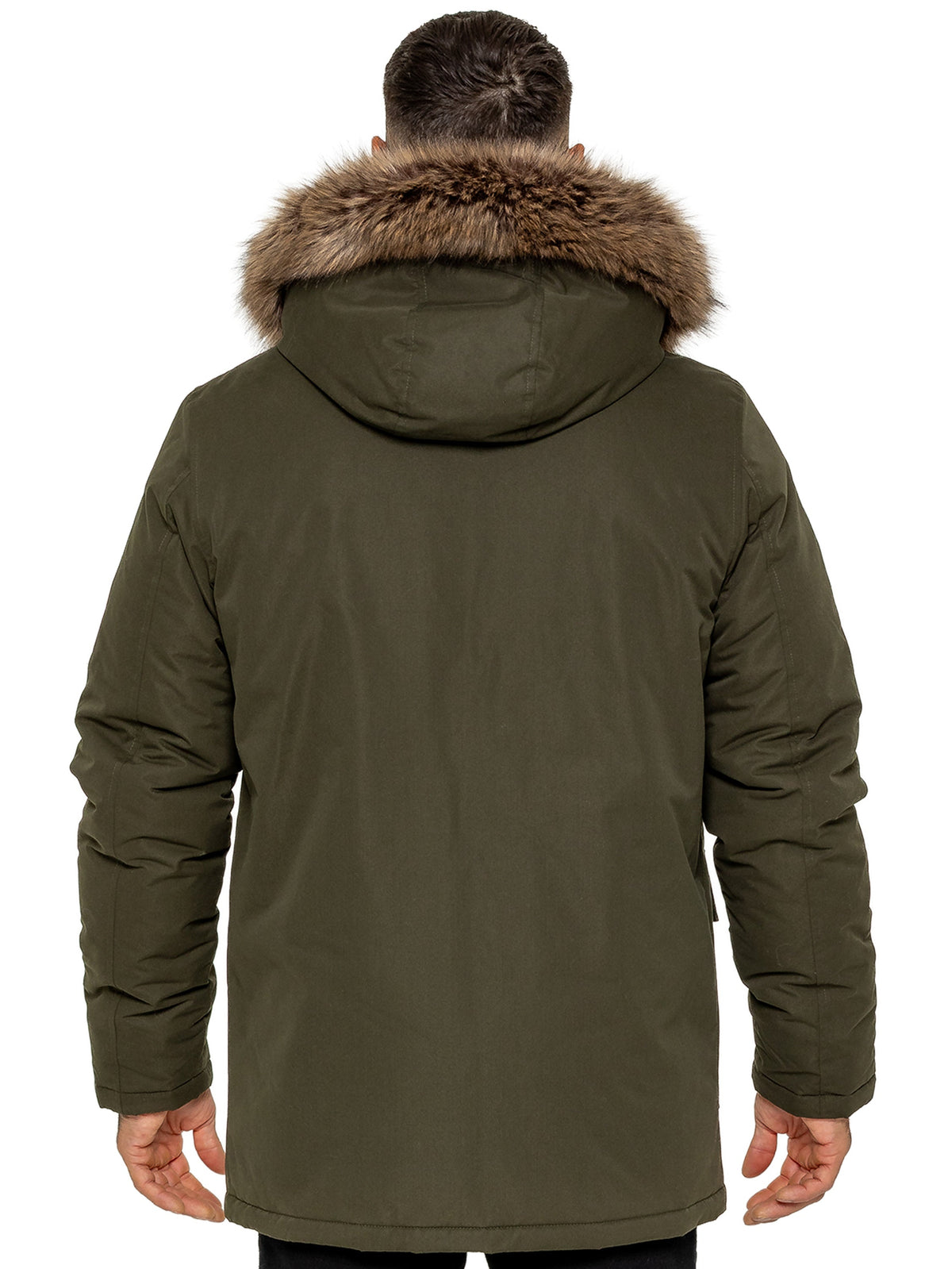 Kruze | Mens Winter Fur Collar Jacket