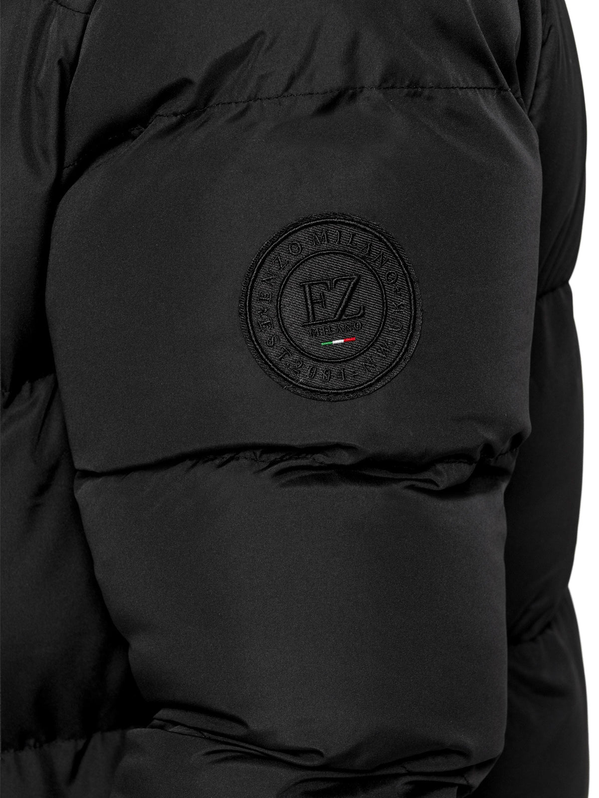 Enzo Milano | Mens Longline Padded Hooded Jacket