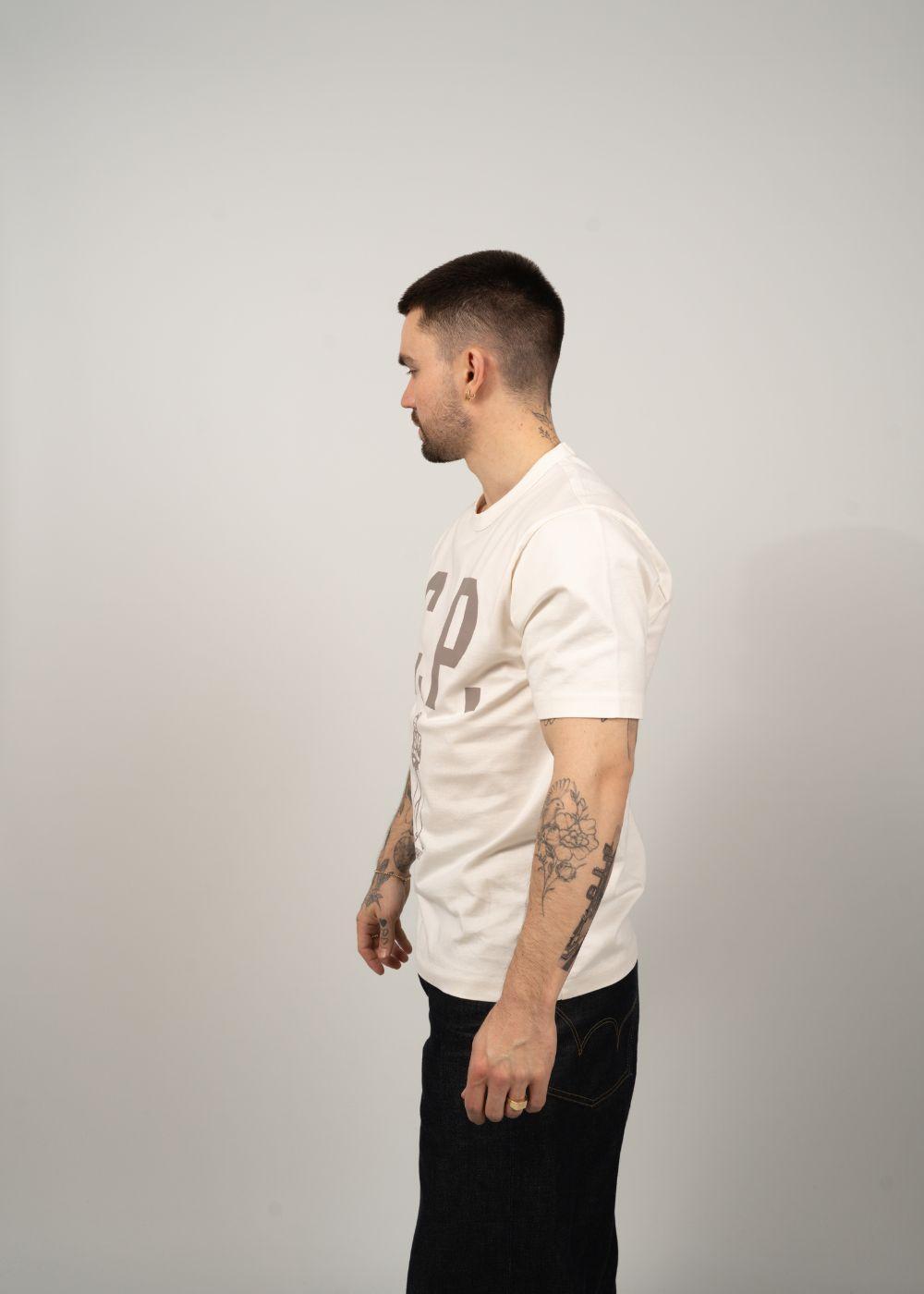 Big front logo tee - Gauze White
