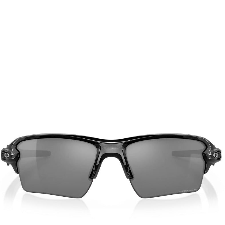 FLAK 2.0 XL POLISHED BLACK W/ PRIZM BLACK POLARIZED