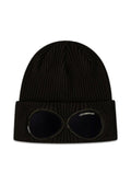 KNIT CAP GOGGELS - Black