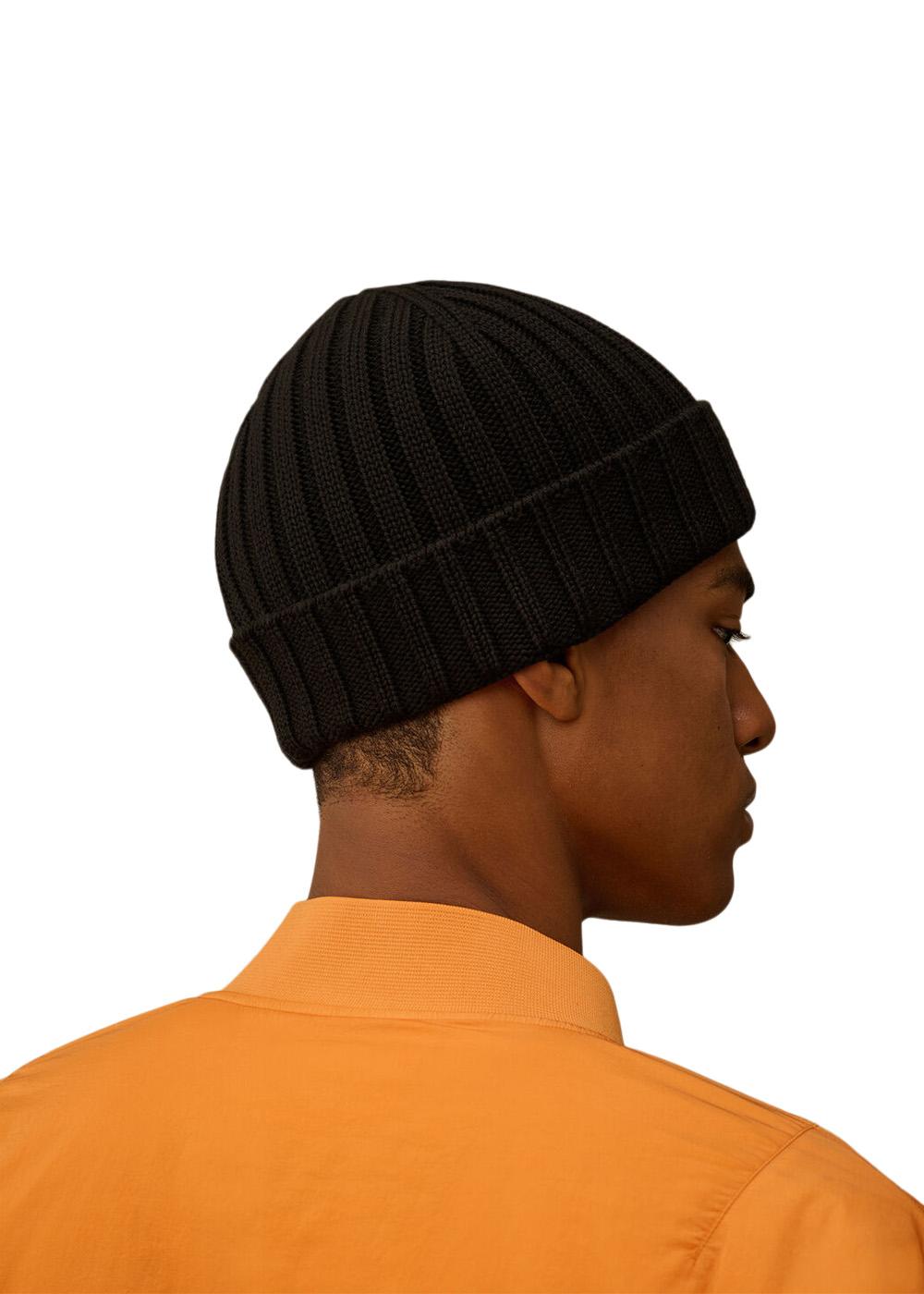 Knit Cap Merino Wool - Black