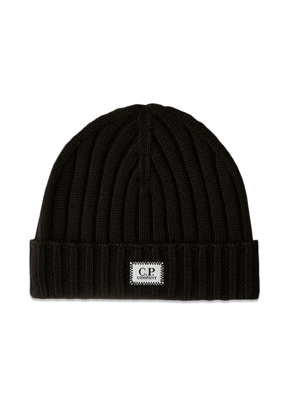 Knit Cap Merino Wool - Black