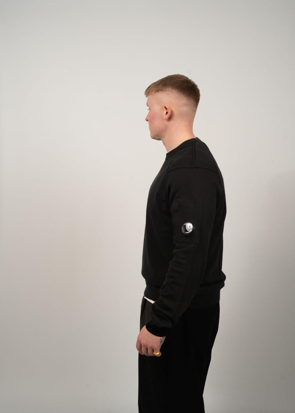 Knitwear - Crew Neck Boston - Black