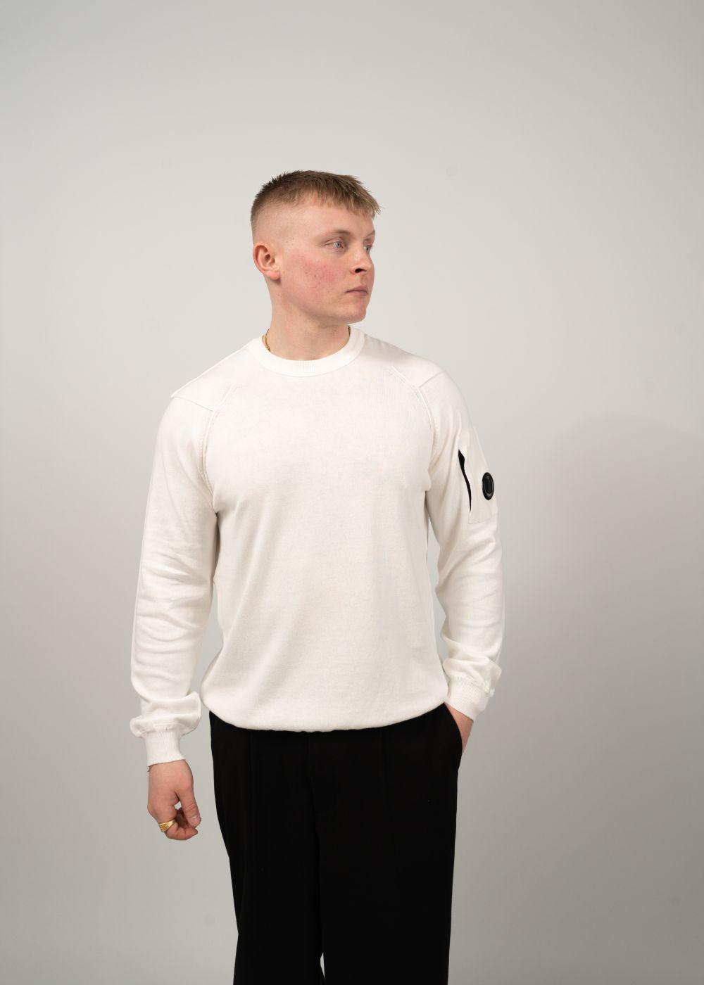 Knitwear - Crew Neck Boston - Gauze White