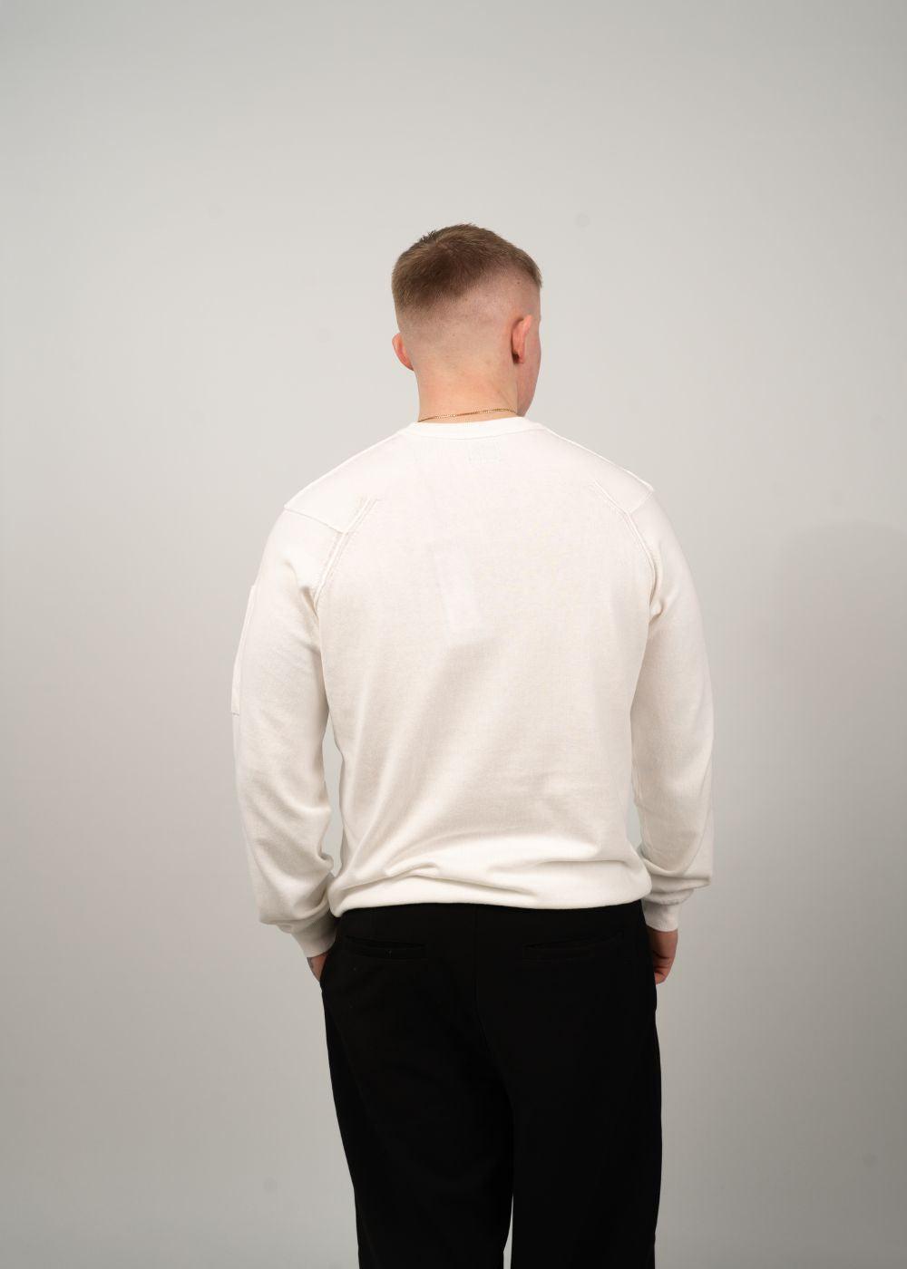 Knitwear - Crew Neck Boston - Gauze White