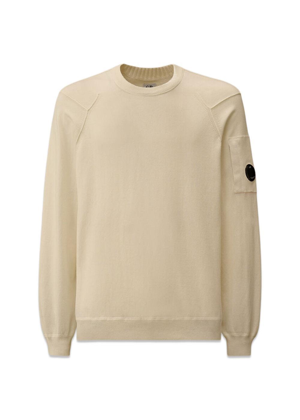 Knitwear - Crew Neck Boston - Gauze White