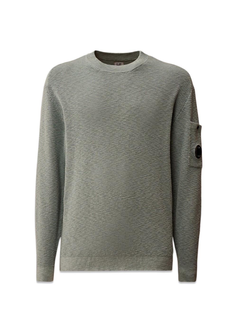 Knitwear Crew Neck - Silver Blue