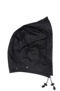 LIGHTWEIGHT WAX HOOD BLACK