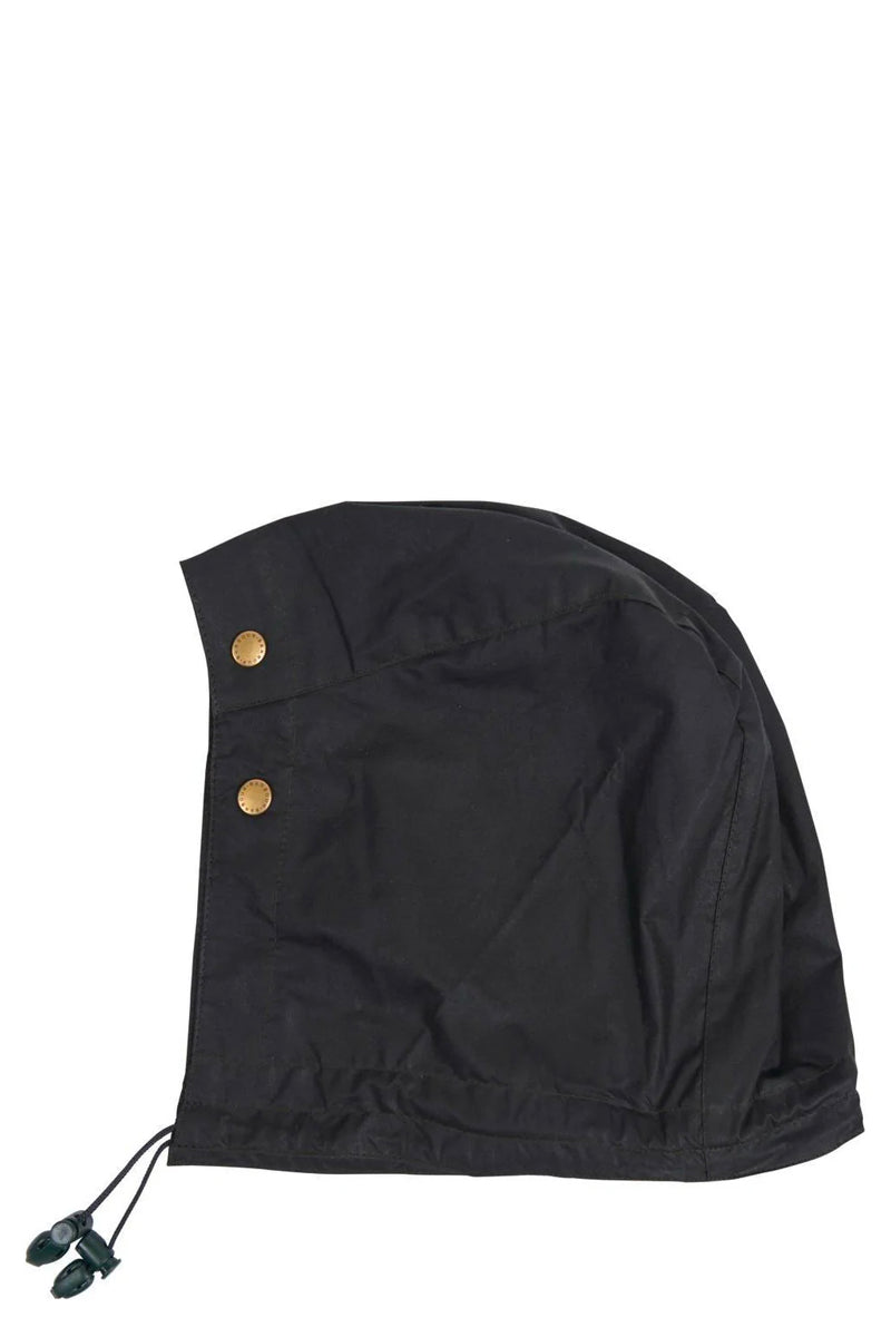 LIGHTWEIGHT WAX HOOD BLACK