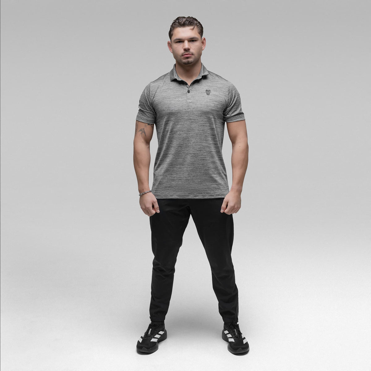 Legion Polo - Heather Gray