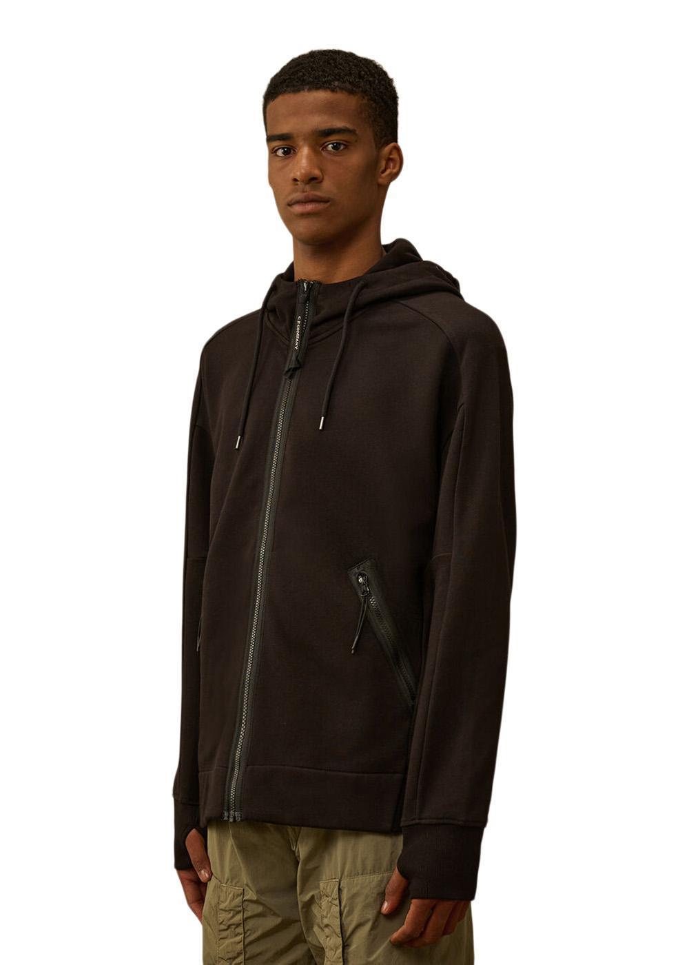 Sweatshirts - Hodded Open - Black