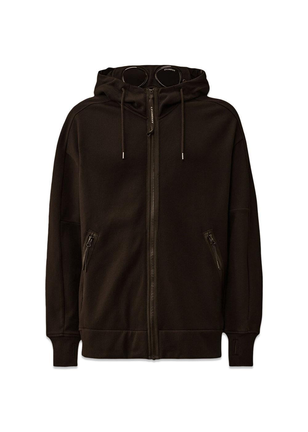 Sweatshirts - Hodded Open - Black