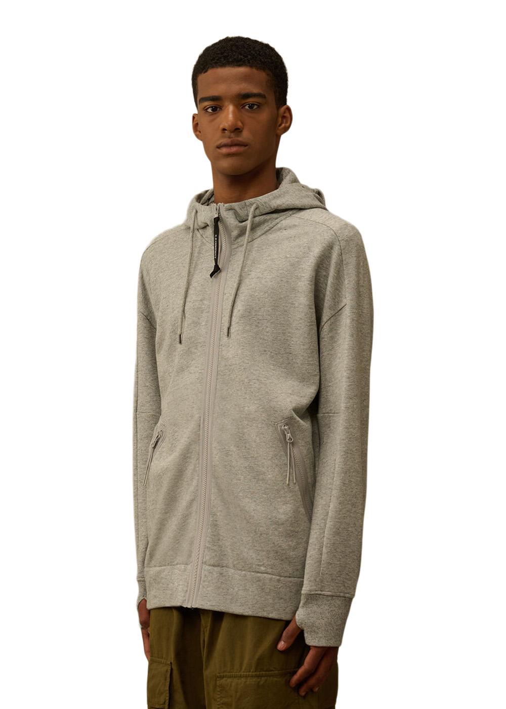 Sweatshirts - Hooded Open Diagonal - Greystone
