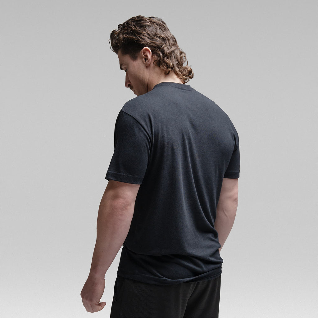 Active Tri-Blend Basic Tee - Black/Black