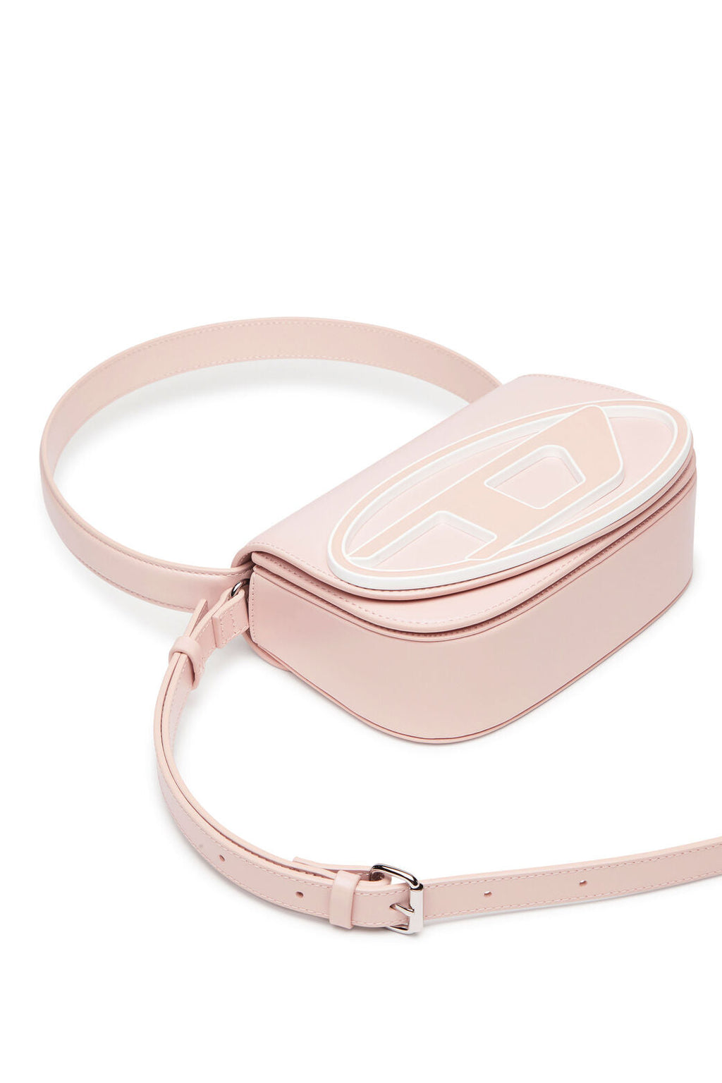 1DR - Iconic shoulder bag in pastel leather MISTY ROSE