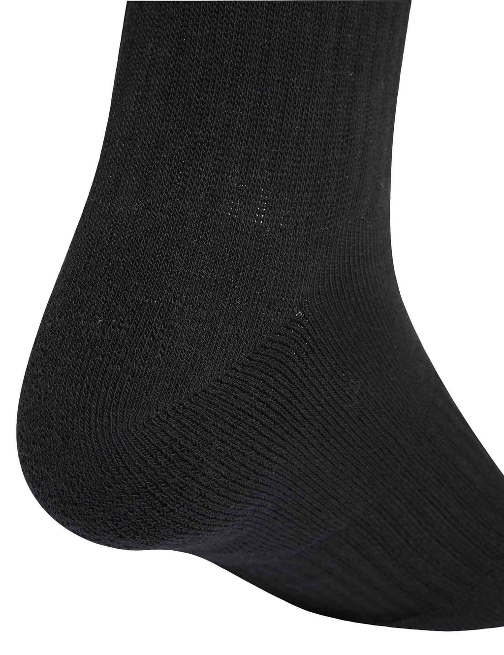 3-Stripes Cushioned Crew Socks 3 Pair Pack - Black/White