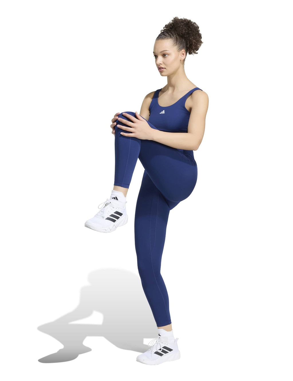 3 Stripes Studio All Me X-Over 7/8 Leggings - Dark Blue