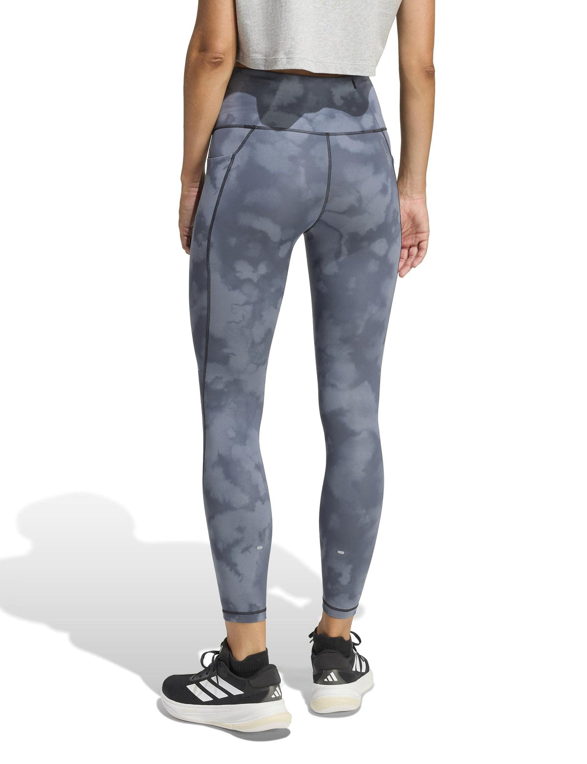 adi365 Climacool AOP Running 7/8 Leggings - Black
