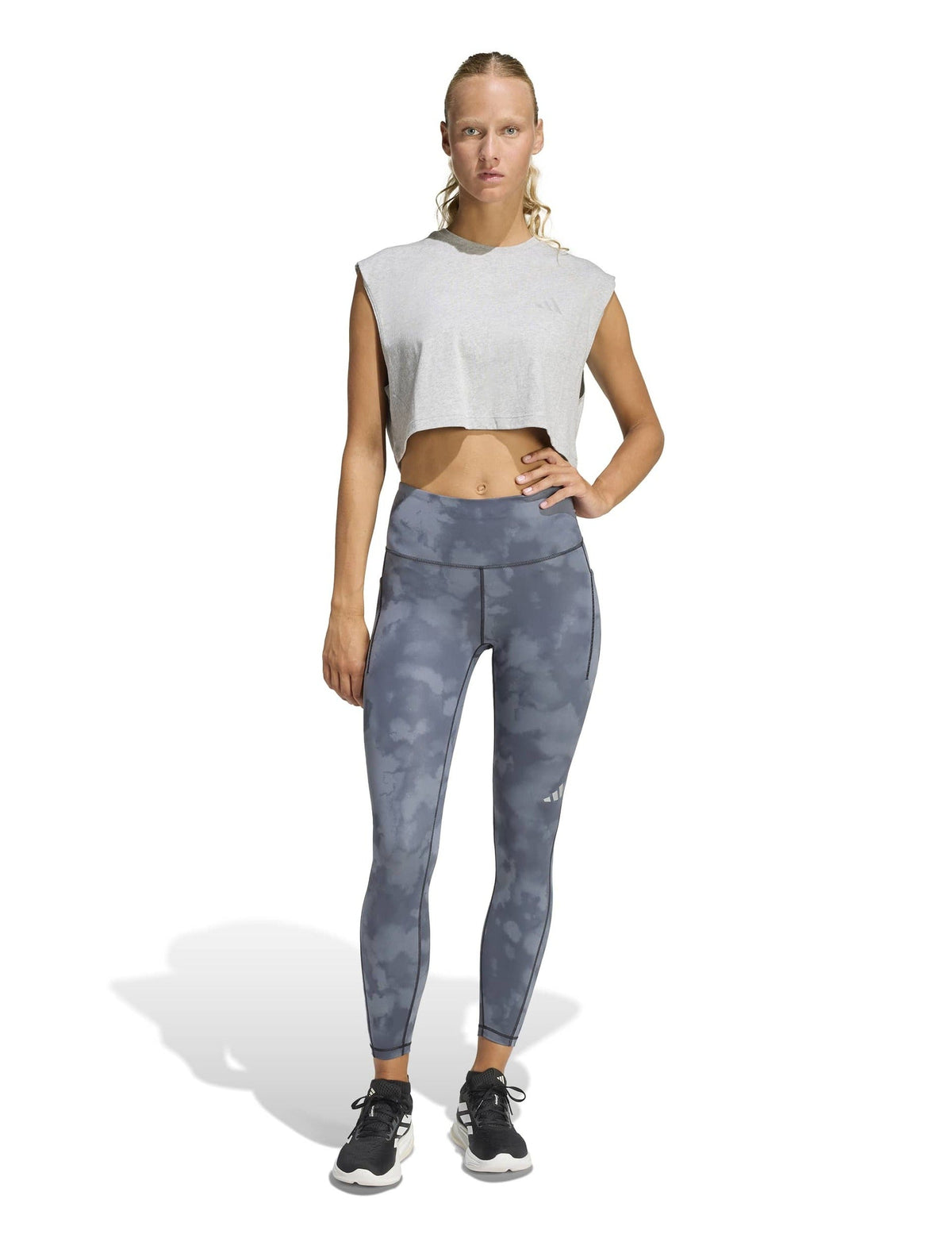 adi365 Climacool AOP Running 7/8 Leggings - Black