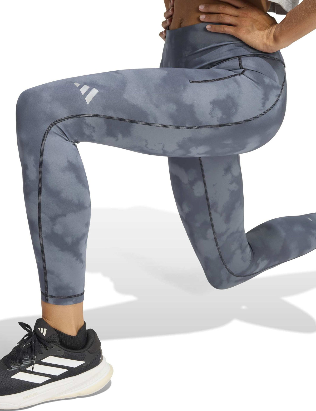 adi365 Climacool AOP Running 7/8 Leggings - Black