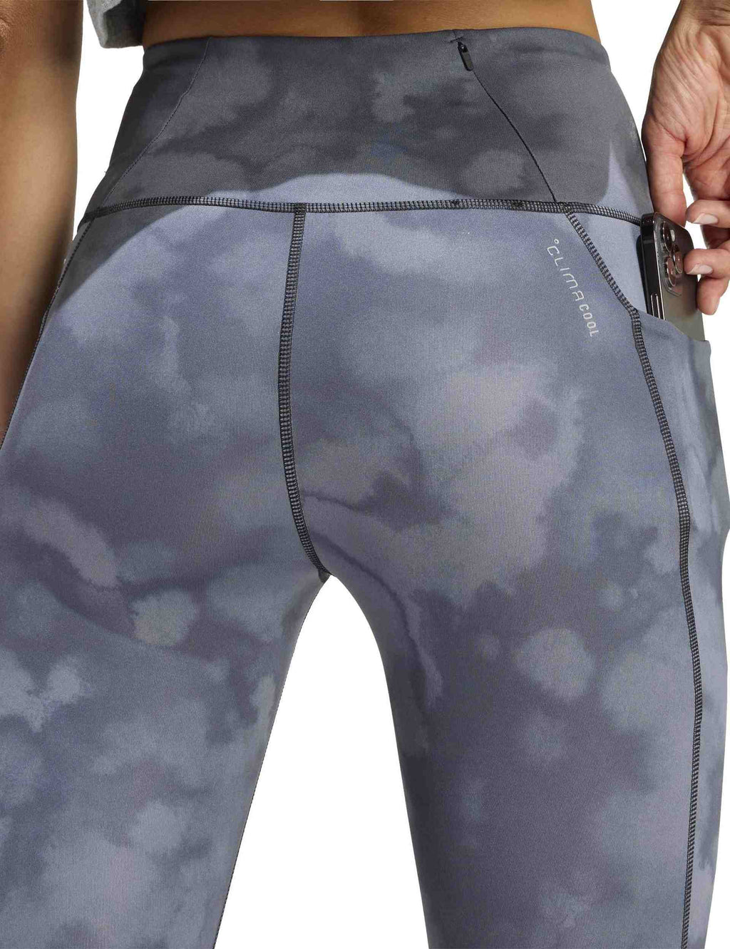 adi365 Climacool AOP Running 7/8 Leggings - Black