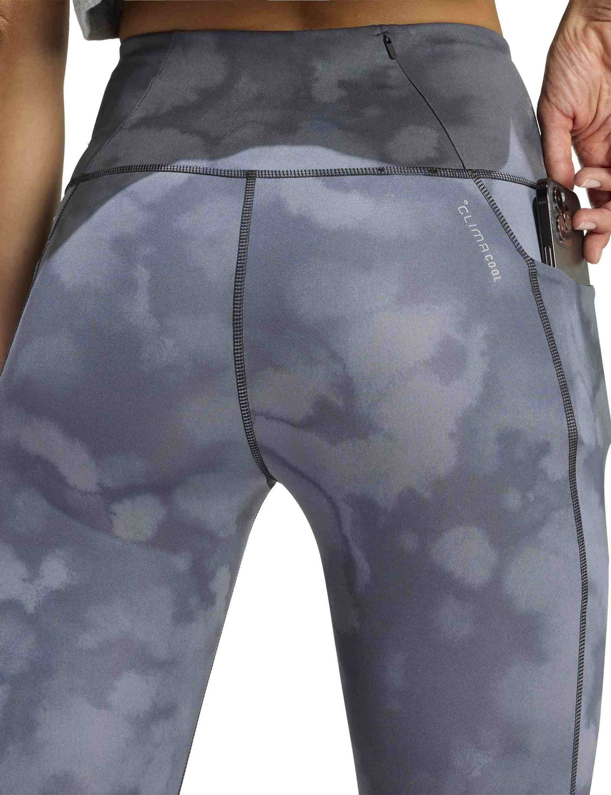 adi365 Climacool AOP Running 7/8 Leggings - Black